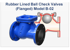 Rubber Lined Check Valves B-02